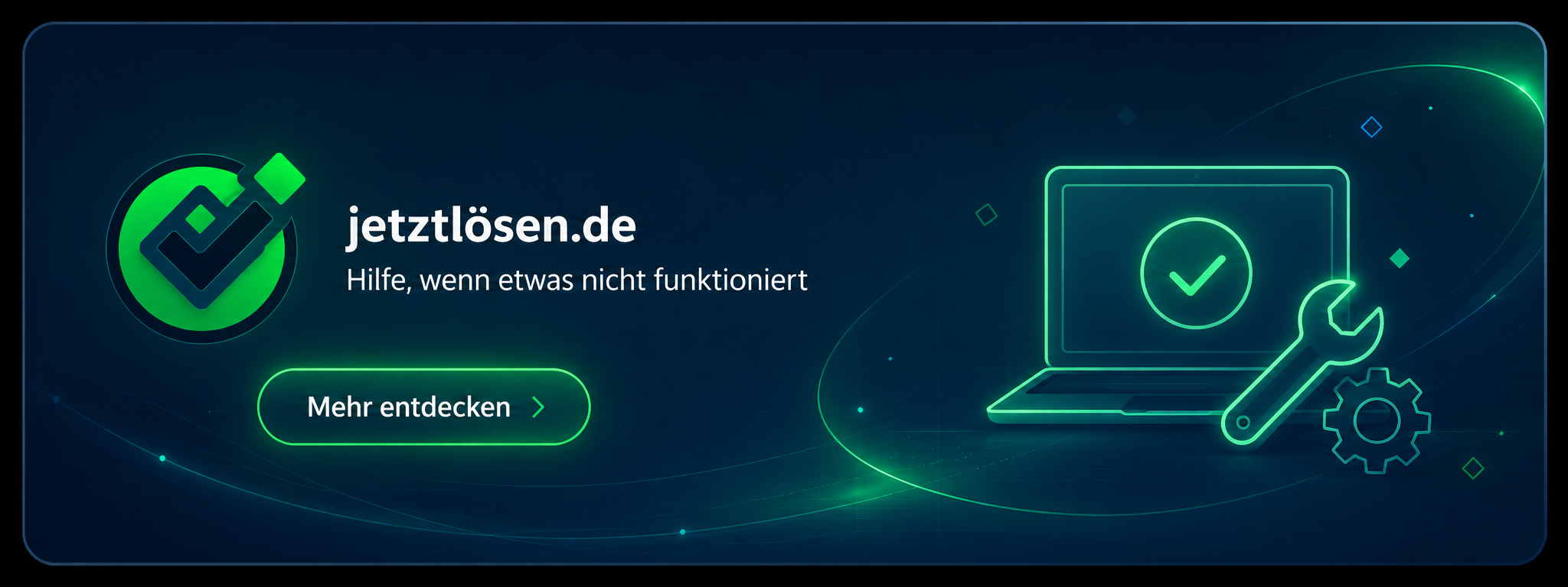 Jetztlösen.de – Hilfe, wenn etwas nicht funktioniert